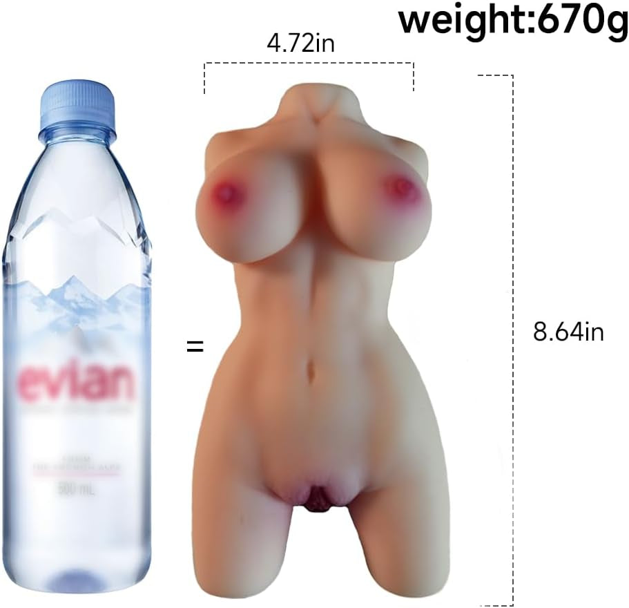 1.4LB Male Masturbator with Portable, TPE Small Sex Doll with Pussy Vaginal Anal,Adult Sex Adult Doll for Men with Boobs Butt Ass,Real Soft Dolls for Sex,Adult Sex Toy for Men